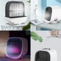 Bewello - Mini-ventilator portabil cu funcţie de răcire - USB - Alb