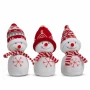 Decor de Crăciun - om de zăpadă - 20 cm - 3 tipuri