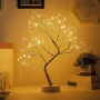 Decor LED pentru copac de masa - alb cald - cu baterie