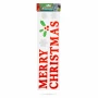 Decor pentru fereastră de Crăciun - din gel - 49,5 x 15 cm - 3 tipuri