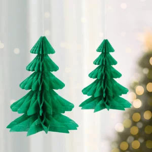 Decorațiune de brad - model brăduț - 3D, hârtie