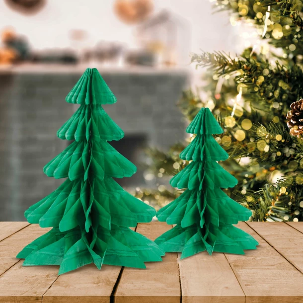 Decorațiune de brad - model brăduț - 3D, hârtie