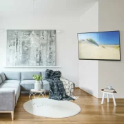 Delight - Consolă - suport de perete pentru TV , cu braţ dublu,  rabatabil, 32” - 70&quot;
