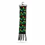 Fular de Crăciun - 100 cm - LED, cu baterie, negru