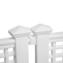 Garden of Eden - Gard solar cu LED, 58 x 36 x 3,5 cm, alb rece - 4 buc. /set