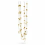 Ghirlandă de Crăciun din organza - 2,7 m - 10 mm - aurie