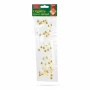 Ghirlandă de Crăciun din organza - 2,7 m - 10 mm - aurie