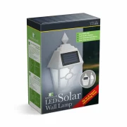 Lampa solara LED - alb, alb rece - 14 x 6,2 x 19 cm