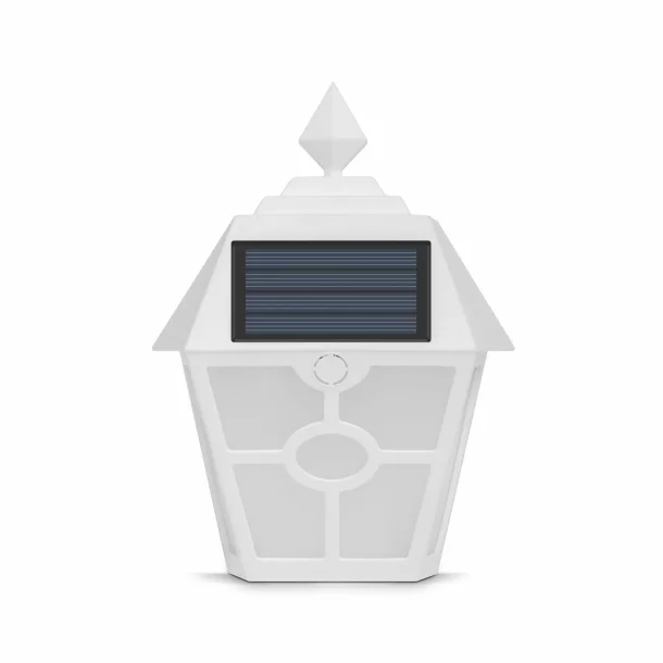 Lampa solara LED - alb, alb rece - 14 x 6,2 x 19 cm