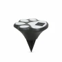 Lampă solară LED - model amprentă de câine - plastic negru