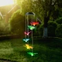 Lampă solară suspendată - fluturi - cu LED RGB - 78 x 12,5 cm