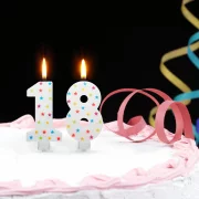 Lumânare pentru tort în formă de 1