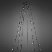Lumini brad LED - 1.9 m - 120 LEDuri, alb rece - IP44