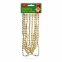 Mărgele decorative pentru brad - aurii - 3,6 m
