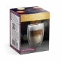 Pahar cu pereți dubli - 350 ml - pentru petreceri - cu sclipici