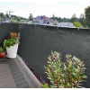 Paravan de balcon - gri deschis - 5 x 0,9 m