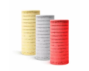 Plasă decorativă de Crăciun - 4.5 m x 15 cm - 4 tipuri