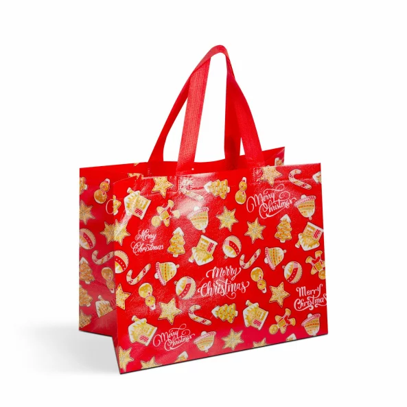 Pungi cadou - 3 tipuri - 31 x 25 x 17 cm - 12 buc / pachet