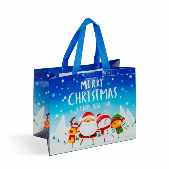 Pungi cadou - 3 tipuri - 31 x 25 x 17 cm - 12 buc / pachet