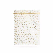 Sacoşă, pt. cadouri - textil organza - 23 x 16 cm, 4 buc. / pachet