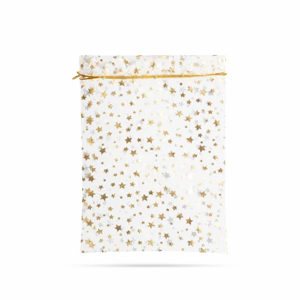 Sacoşă, pt. cadouri - textil organza - 23 x 16 cm, 4 buc. / pachet
