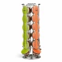 Suport metalic pentru capsule de cafea - 24 capsule Dolce Gusto - crom