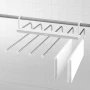 Suport pentru prosoape / cuier pentru cămară - metal - 6 umerase