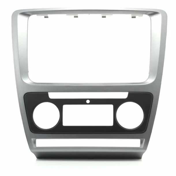 Adaptor 2 DIN SKODA Octavia (Auto Air  Conditioning) Grey 2008-2013