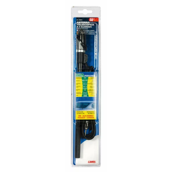 Antena telescopica Lampa - 100cm - 58°