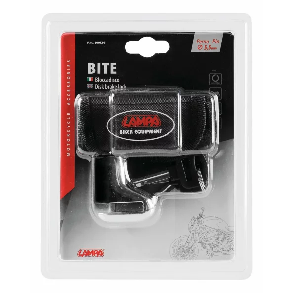 Antifurt motocicleta cu blocare disc de frana Bite - Bolt Ø5,5mm