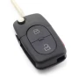 Audi - carcasă cheie tip briceag cu 2+1 butoane (1 buton de panică) și baterie 1616 - CARGUARD