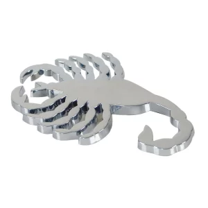Autocolant 3D crom Scorpion