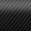 Autocolant folie fibra de carbon 3D, 100x152cm - Carbon/Negru