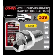 Avertizor sonor mers inapoi cu bec halogen 24V