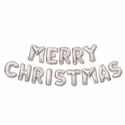 Balon de Crăciun &quot;Merry Christmas” - argintiu