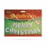 Balon de Crăciun &quot;Merry Christmas” - argintiu