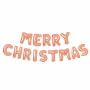 Balon de Crăciun &quot;Merry Christmas” - auriu rosé