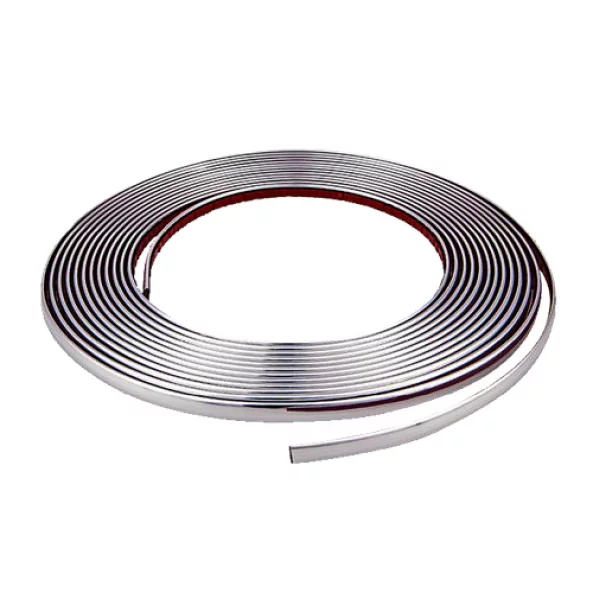 Banda ornament crom adeziva 4Cars - 8m x 9mm