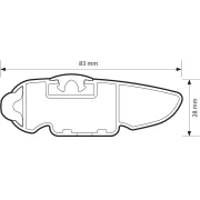 Bare portbagaj aluminiu Silenzio, 2buc - L - 128cm