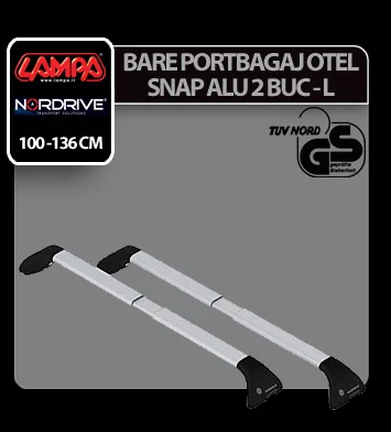 Bare portbagaj telescopice alumin Snap Alu 2buc - L - 100÷136cm
