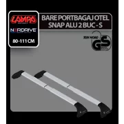 Bare portbagaj telescopice alumin Snap Alu 2buc - S - 80÷111cm