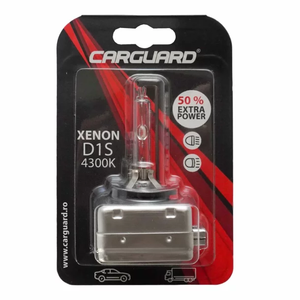 Bec Auto Xenon CARGUARD D1S 4300K-Resigilat,