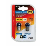 Bec Blu-Xe 5W 12V pozitie cap metal BA15s 2buc