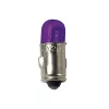 Bec clasic 2W 12V iluminat bord soclu metal BA7s 2buc - Violet