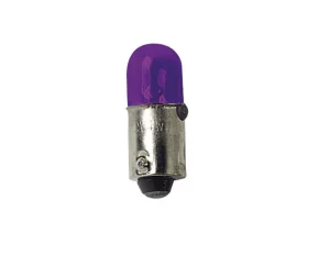 Bec clasic 4W 12V pozitie soclu metal BA9s 2buc - Violet