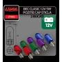 12V Wedge base lamp - (W5W) - 5W - W2,1x9,5d - 2 pcs - D/Blister - Blue