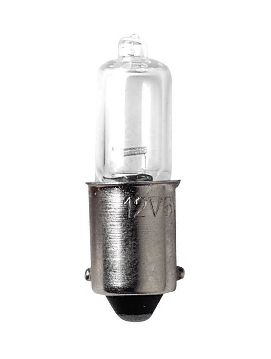 Bec halogen 12V - H6W - 6W soclu metal asimetric BAX9s 2buc Lampa