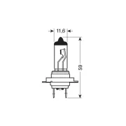 Bec halogen 12V - H7 - 55W - PX26d 1buc Lucas