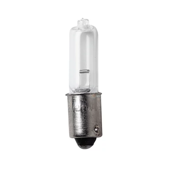 Bec halogen 24V - H21W - 21W soclu metal asimetric BAY9s 10buc Lampa