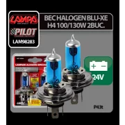 Bec halogen Blu-Xe  H4 100/130W P43t 24V 2buc